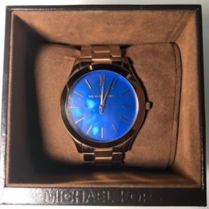 Michael Kors Women's Slim Runway Rose Gold Watch